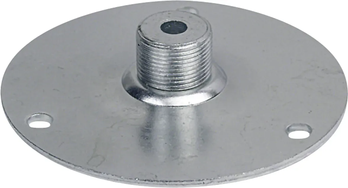 Showgear Mounting Plate for Gooseneck Chrom, 60 mm