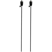 Harbour Housewares Metall -Fass -Gartenfeuerbereichen - 146cm - Schwarz