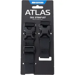 Oxford Atlas Advanced Tail Straps, Gurt-Set - Schwarz