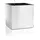 LECHUZA Canto Premium low 40 x 40 x 40 cm weiß hochglanz