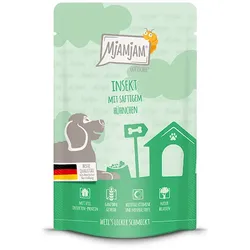 MjAMjAM - Quetschie Mahlzeit 125g MjAMjAM Hund 12x125g Insekt mit Hühnchen