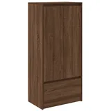 vidaXL Schrank mit Schublade Braun Eichen-Optik 55,5x34x119,5 cm