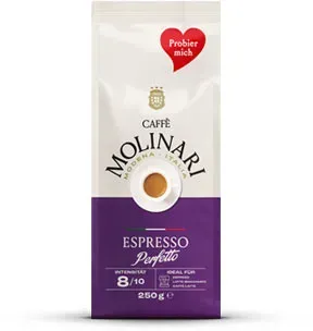 Caffè Molinari Espresso Perfetto - 250 g Ganze Bohne Tchibo