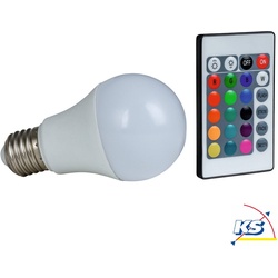 HEITRONIC Heitronic LED Leuchtmittel E27, 7,5W, RGB + warmweiß HEI-16383