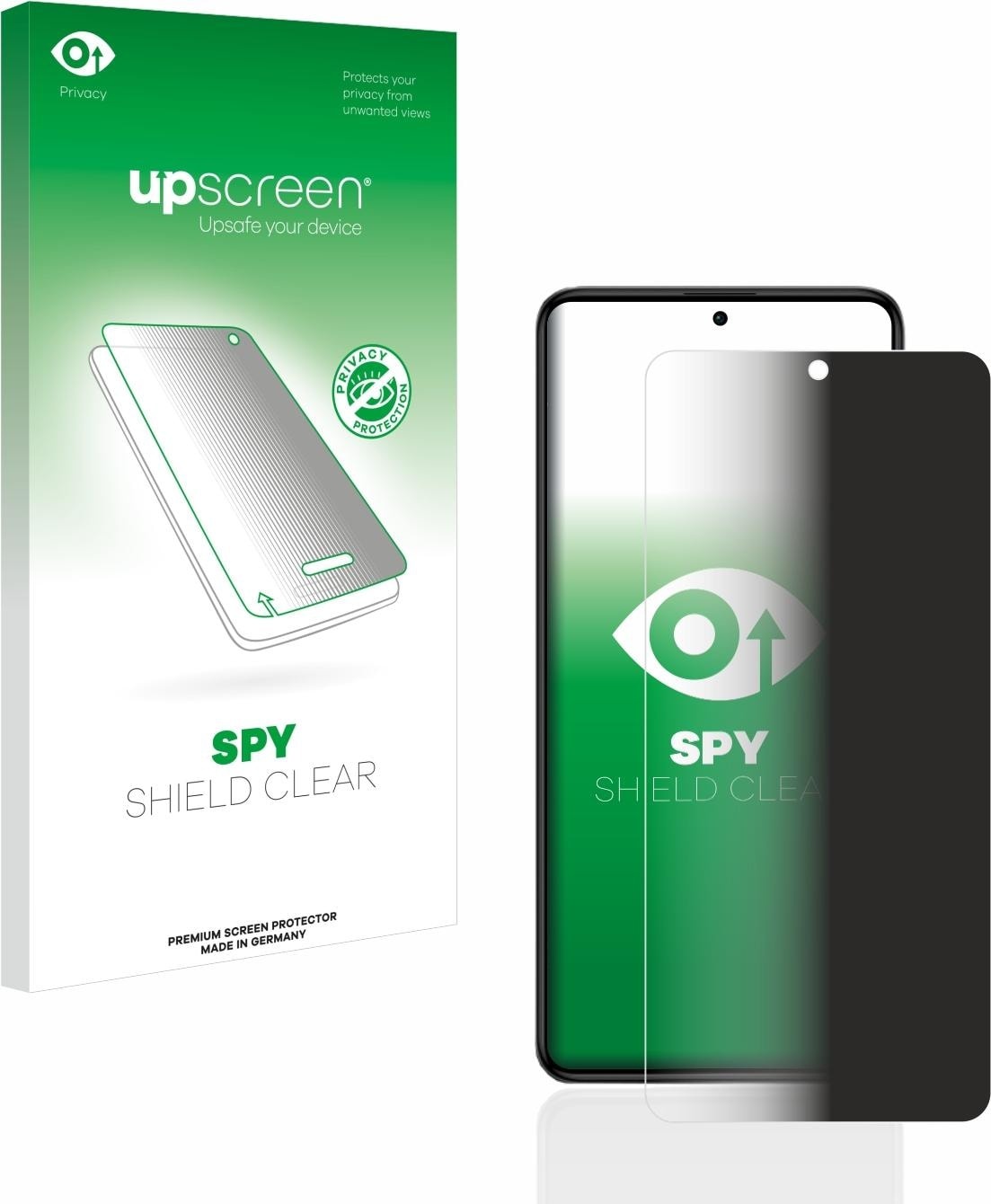 upscreen Spy Shield Blickschutzfolie (1 Stück, Xiaomi Poco F5 Pro), Smartphone Schutzfolie
