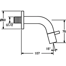 Hansa Nova Style chrom 50868101