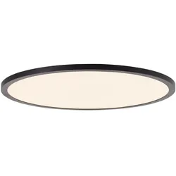 BRILLIANT Lampe, Tuco LED Deckenaufbau-Paneel 50cm schwarz/weiß, 1x LED integriert, 38W LED integriert, (4000lm, 3000-6500K), Mit Fernbedienung dimmbar