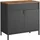 Songmics Aktenschrank, LSC102B01V1 schwarz 80,0 x 40,0 x 76,0 cm