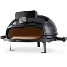 MAXIMA Pizza-Ofen Ø53cm Schwarz