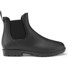 DREAM PAIRS Gummistiefel Herren Halbhoch Chelsea Boots Arbeitsschuhe wasserdichte Stiefel,Size 44,Schwarz,SDRB2401M-E - Schwarz - 44