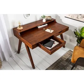 Riess-Ambiente Massiver Sekretär MONSOON 100cm Akazie Schreibtisch Markant Finish Schminktisch Tisch