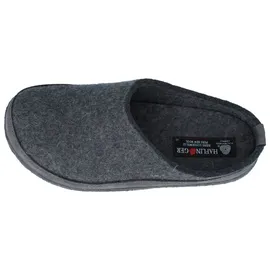 HAFLINGER Blizzard Skane Filzpantoffel Hausschuh Anthrazit,