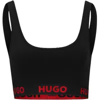 Hugo Bustier mit Logo-Bund Modell Bralette, Sporty Logo', Black, S
