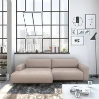 Musterring Ecksofa LUCIA zeitlos, bequem, schöne Detailverarbeitung Breite 296cm, L-Form beige