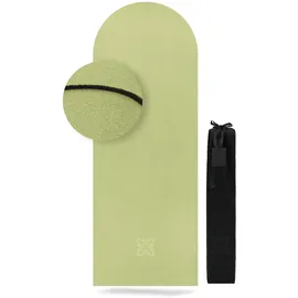 omnana OMNANA® Yogamatte & Pilatesmatte – Rutschfest & feuchtigkeitsabsorbierend – Mikrofaser-Oberfläche mit Naturkautschuk für Yoga, Pilates & Fitness – Gelenkschonende Gymnastikmatte – 190x70cm, 4mm dick