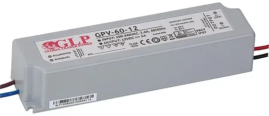 Trafo für Leuchtmittel 12V, 0-60W - nicht dimmbar - 178 x 52 x 38 mm