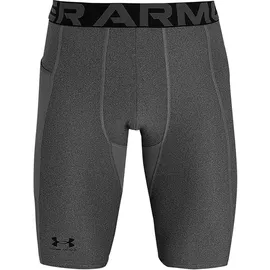 Under Armour Heatgear Compression Long Baselayer-shorts - Carbon Heather / Black - 2XL