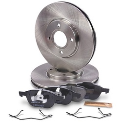 Bestprice Bremsscheiben + Bremsbeläge Vorderachse für Ford
