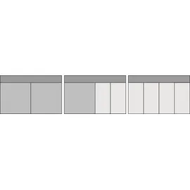 Gedore Werkzeugtruhe Kunststoff/Stahl blau 3 Schubladen
