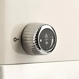 G3 Ferrari Amarcord Automatische Espressomaschine beige mit Milchaufschäumer