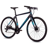 Airtracks Herren 28 Zoll Gravel Fahrrad Storm 3.0 Shimano 2x8 Claris R2000 + Sora dunkelgrau 52 CM