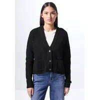 Street one studio Damen, F253899 Cosy_Short_Cardigan, schwarz, 42 EU