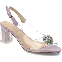 Lila Sandalen S.Barski Elegante Damenschuhe, 41
