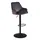 FineBuy Barhocker 86 - 106 cm Samt Grau