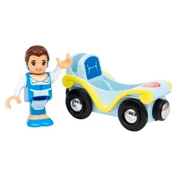 Ravensburger BRIO Disney Princess Belle & Wagon, 3 Jahr(e), Blau, Gelb