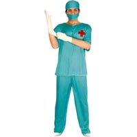 Fiesta Guirca Chirurg Arzt Kostüm für Herren Karneval Doktor
