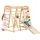 Vevor Klettergerüst 7 in 1 für Kleinkinder 120 x 109 x 121 cm Lackiert
