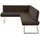 K+W Komfort & Wohnen Eckbank 86x60 cm Flachgewebe Q2 2250 langer Schenkel rechts oder links
