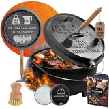 gusskönig Dutch Oven 12 l Gusseisen schwarz