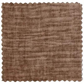 Woood Ecksofa Chaiselongue Bean - Chenille-Samt Taupe, Links