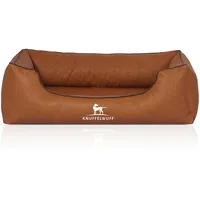 Knuffelwuff Hundebett Henderson Kunstleder M-L 85 x 63cm Rusty
