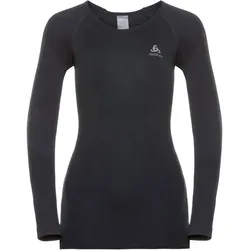 ODLO Damen Funktionsunterhemd "SUW Top Performance, black - odlo concrete grey, XS