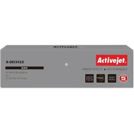 Activejet A-OKI3410 - black - print ribbon (alternative for: OKI 09002308) - Print ribbon schwarz),