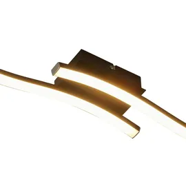 Trio Reality LED-Deckenleuchte Route Schwarz matt