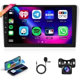 Rimoody 2G+64G Wireless Carplay Android 13 Autoradio 2 Din für Toyota Avensis 2003-2009 9 Zoll Autoradio mit Android Auto Navi GPS WiFi Mirror Link Bluetooth FM/RDS/DAB/OBD/DVR/EQ/SWC Rückfahrkamera