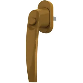 MS Beschläge ® Sicherheits-fenstergriff Fensterbeschlag mit Druckknopf Gold