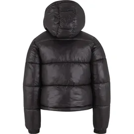 URBAN CLASSICS Boys Shiny Puffer Jacket Schwarz 146-152