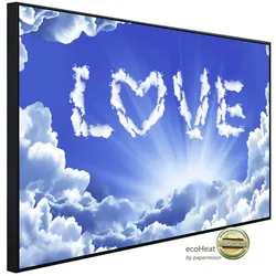 papermoon Infrarotheizung »EcoHeat - Love Himmel«, Matt-Effekt - bunt