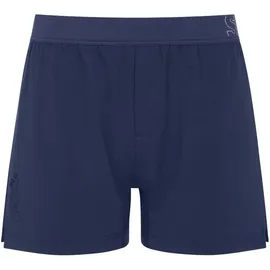 SLOGGI Boxershorts unifarben Blau / Schwarz S 2er Pack