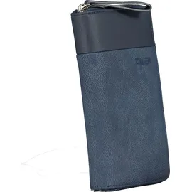 Zwei Eva EV2 Damen Geldbörse nubuk-blue