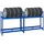 Proregal Reifenregal Stahl 100x110x35 cm blau bis zu 16 Reifen