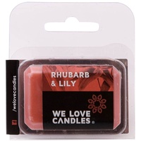 WE LOVE CANDLES Duftwachs Basic - Rhubarb & Lily 15g Raumdüfte