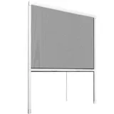 Tectake Insektenschutzrollo 110 x 160 cm Weiß