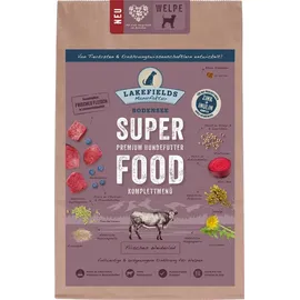 Lakefields Trockenfutter Hund SUPERFOOD Premium WEIDERIND für Welpen, 2.5 kg