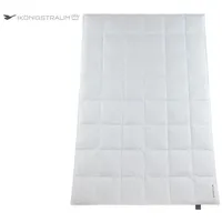 Häussling Königstraum Daunendecke 155x220 cm | Ganzjahresdecke, Bettdecke, 60% Daunen, 6x8 Karos, Deutsche Manufaktur, auch für Allergiker geeig... - Weiß