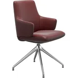 Stressless Stuhl Laurel | Drehgestell D350 Paloma Cherry Mit Armlehnen Niedriger Rücken Poliertes Aluminium